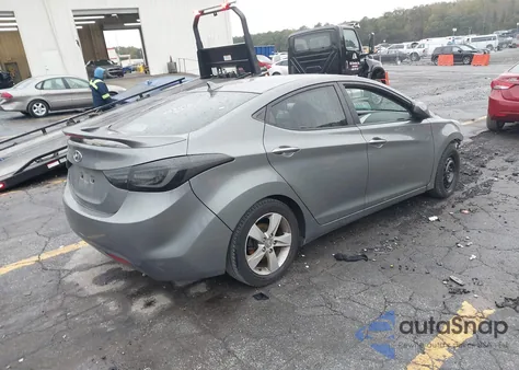 2013 Hyundai Elantra Gls z USA, uszkodzony, nr VIN 5NPDH4AE1DH372287